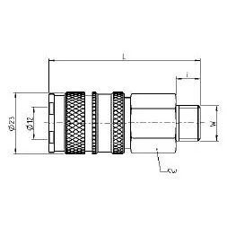 Elmag Stahlkupplung HIGH FLOW -3