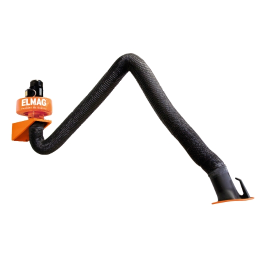 Elmag Abluftset Eco mit Absaugarm 4m in Schlauchausf. -1