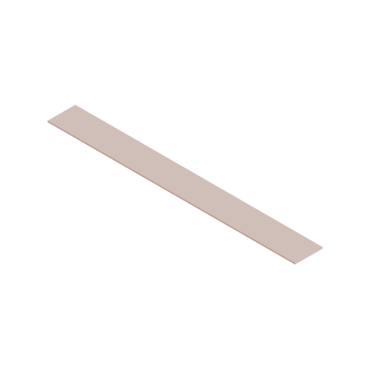 Elmag Anschlagschiene aus Edelstahl L=400mm (5 Stk./Pkg.) -1