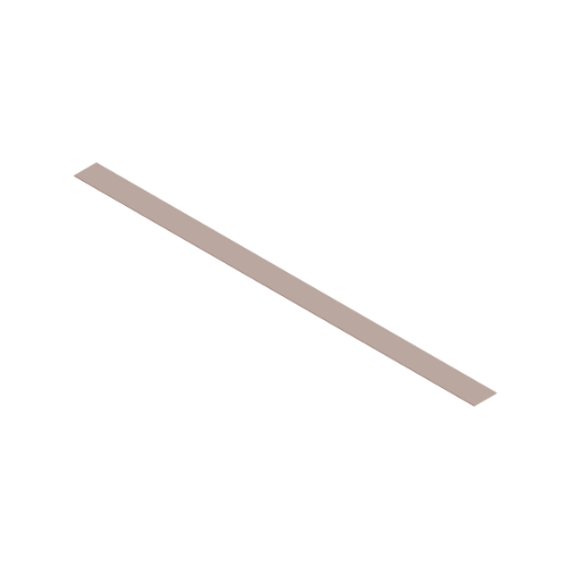 Elmag Anschlagschiene aus Edelstahl L=800mm (5 Stk./Pkg.) -1