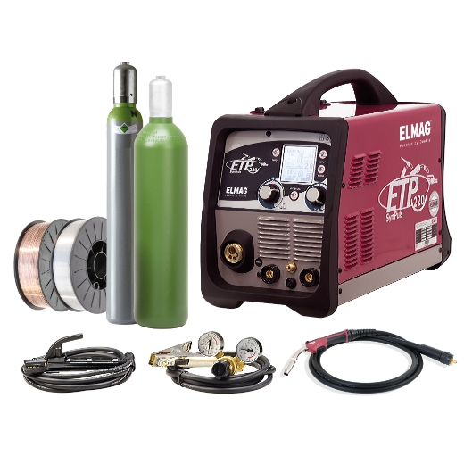 Elmag Multifunktions-Schweißinverter, - STAHL-ALU-SET -1