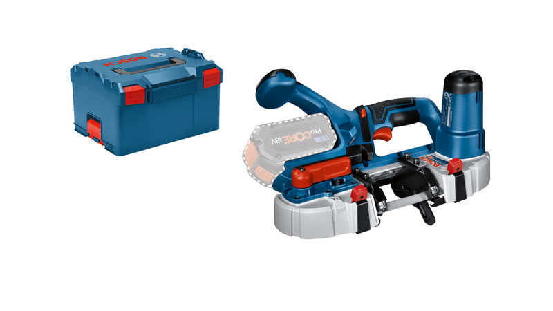 Bosch GCB 18V-63 Akku-Bandsäge inkl. in L-BOXX -1 Akku-Bandsäge GCB 18V-LI von Bosch mit Aufbewahrungskoffer.